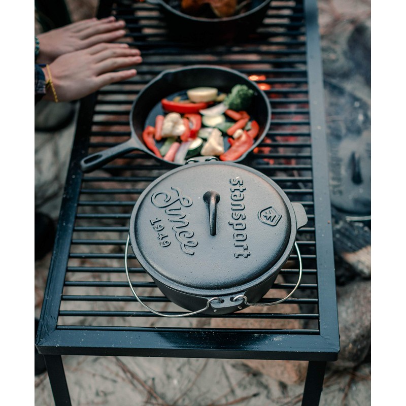 Stansport Pre-Seasoned Cast Iron Cook Set 6 Piece Set (16903)