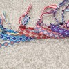 Handmade 8 Pcs Multi Color Woven Friendship Bracelet Braided Thread