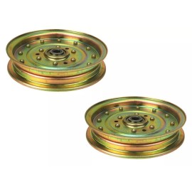 For Ferris 2 Flat Idler Pulley for Ferris 5021976 5600184 5102831 5103800 ID 1/2" OD 6-3/4"