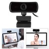 PUSOKEI 4K USB Webcam, Webcam with Microphone, 360°Rotation USB PC