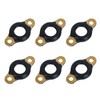 Puruoda Set of 6 Fuel Injector Line Passthrough Seals Compatible