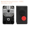 Pressure Switch, 380V 3-Phase 4-Hole Pressure Switch Control Valve G1/4"