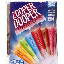 Zooper Dooper Bulk Zooper Dooper Ice Blocks 8 Cosmic Flavours 24 Pack ($6.99 each x 6 units)