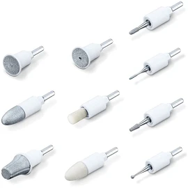 Beurer Replacement Manicure + Pedicure Tool Tips Compatible with the MP64 and MP66, High-quality Sapphire & Felt Electric Nail File Bits For Perfectly Cared For Nails