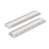 Rulex 15cm 6 inch Flat Oval Metric Scale Ruler 1:1