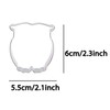 WJSYSHOP Owl Shape Cookie Cutter