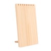 9 Slots Simple Wooden Desk Decor Ornament Necklace Jewelry Display