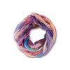 fashionchimp® All-Over Batik Style Loop Scarf Crash and Crinkle Silk