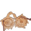 Mr. & Mrs. Panda Couple Key Ring Turtle in Love