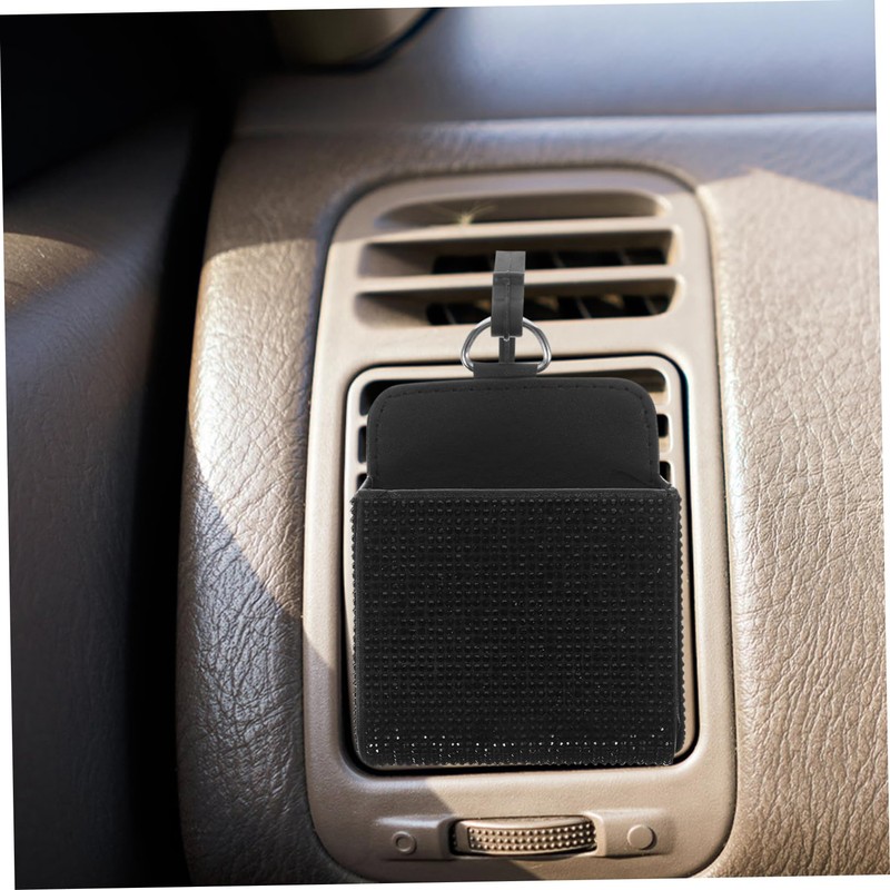 ULTECHNOVO Car Storage Box Air Vent Hanging Storage Key Organizer