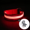 AIXXCUVQ Security and Protection Reflective Armband with Bright LED Light