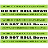 5x1 inch DO NOT ROLL Down Warning Stickers Labels ,Do