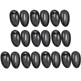 10Pairs Black Plastic Hair Dye Earmuffs Professional Ear Protectors Salon Supplies for Hairdressing Dye Coloring