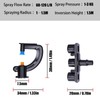 ANKROYU 20 Pcs G Type Mist Nozzles, ABS Irrigation Sprinkler