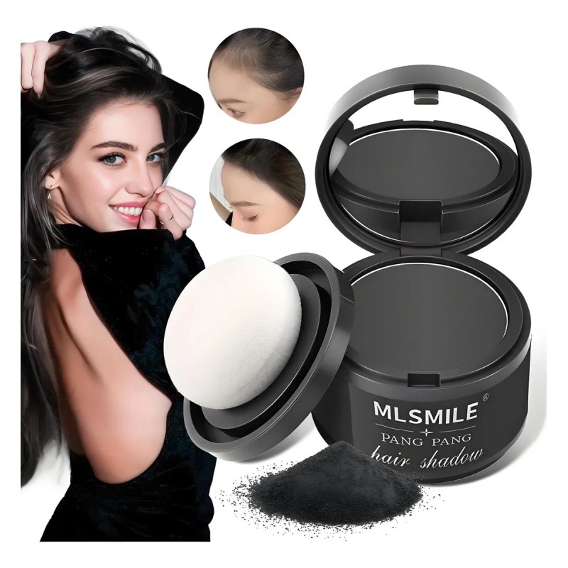 Polvo De Maquillaje De Fibra Capilar Cubre Raz De Cabello
