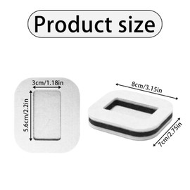 Tabanzhe Furniture Caster Cups-5PCS Anti-Sliding Feet Protector Pads Office Chair Wheel Stoppers Floor Protector Castor Cups for Bed Sofa Chair Leg Wheel Stoppers