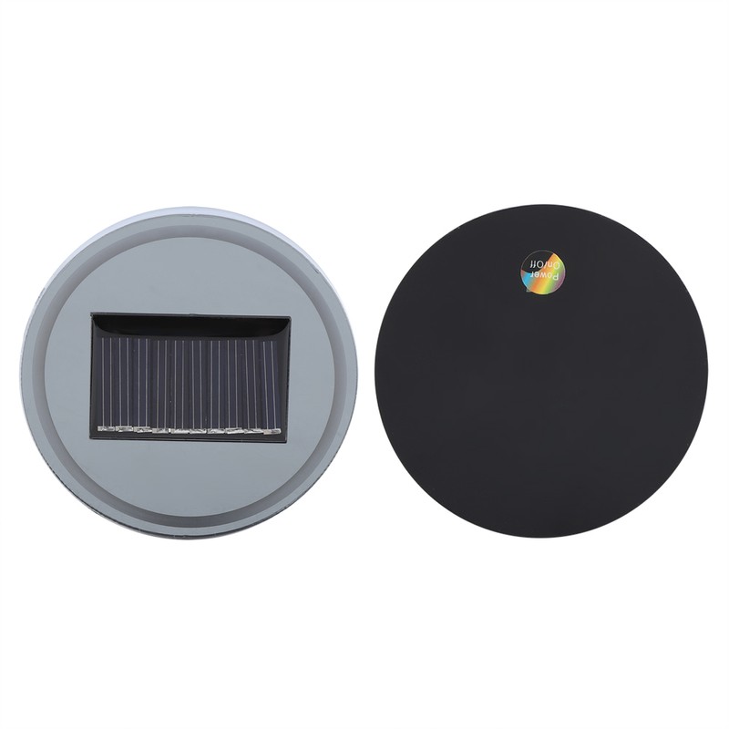 2pcs Solar LED Cup Pad Holder RGB 7 Colors Lights