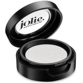 Jolie Cosmetics Powder Pressed Metallic Eyeshadows - Cruelty Free, Vegan, Single Pan Eyeshadow 1.48g Base Neutrals (Iced Opal)