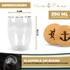 Hanse Pioneer Latte Macchiato Glasses 350 ml - 2 Double-Walled