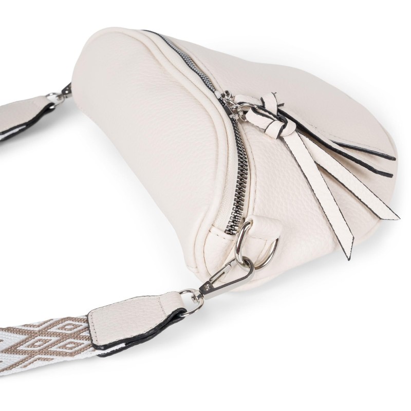 styleBREAKER 02012401 Women's Half Moon Crossbody Shoulder Bags Plain Adjustable