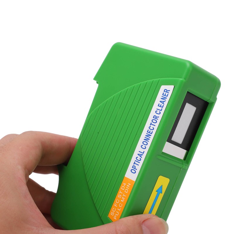 Fiber Optic Cleaning Box Efficient Optical Fiber Connector Cleaner ABS