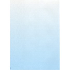 A4 Paper: Blue Gradient Printer Paper, High Quality, 154.3 lbs (70 kg) (Medium Thick), 100 Sheets