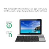 Round Key Bluetooth Foldable Keyboard with Touchpad Universal 140mAh Wireless