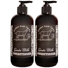 Black Canyon Home and Body Golden Goat Farms Lemon Vanilla Custard Scented Hair Conditioner with Goat Milk, 16 Oz (2 Pack)