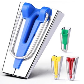 Bias Tape Maker Set 4 Sizes Bias Tape Maker for Single and Double Fold Fabrics, Sewing Tools for Fabric Quilting, Sewing, Crafts, DIY, Quick Adjustment of 1/2" 2.5" 1"