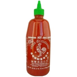 Huy Fong Sriracha Hot Chili Sauce, 28 Oz (Best Before May 2025)