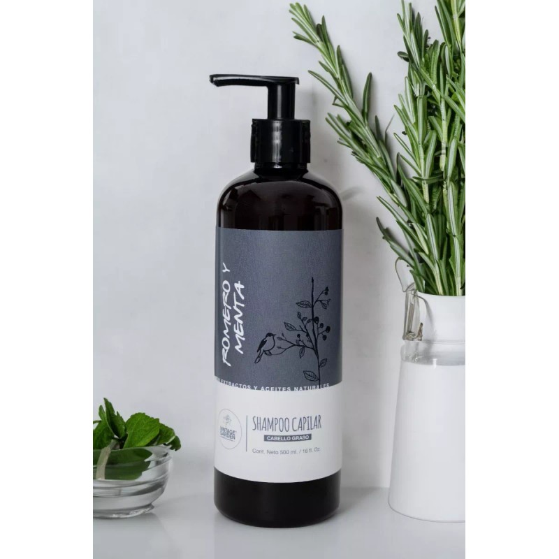 Vintage Garden Shampoo Romero & Menta [cabello Graso] 500 Ml.
