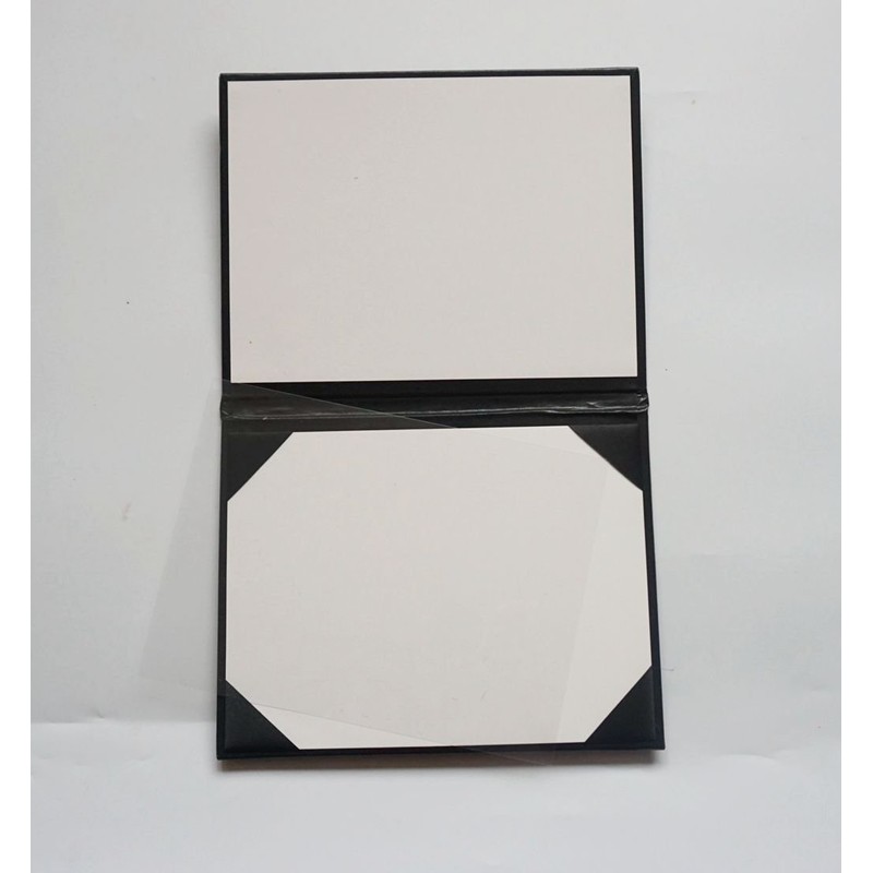Diploma Cover Holoder Smooth 6x8 Certificate Cover Grad Days Black