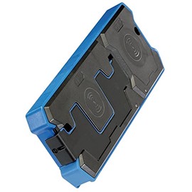 Draper 65793 10W Wireless Dual Charging Pad, Blue and Black, One Size