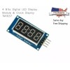 DIY 4 Bits Digital Tube LED Display Module with Clock