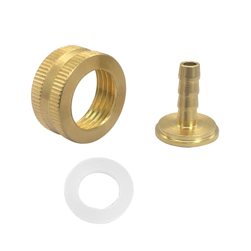 Hooshing 2PCS Garden Hose Connector 1/4" Barb x 3/4" GHT