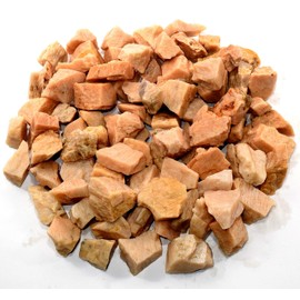 HQRP Natural Peach Orange Moonstone Rough Stones Feldspar Crystal Mineral Gemstone Raw Specimens for Cabbing Fron India (5PCS)