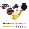 360 Sets Leather Rivets, 3 Sizes Rivet Pliers Set, Leather