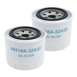 Vkinman 2Pcs HH164-32430 Engine Oil Filter, Replacement for Kubota L2800 L2850 L2900 L2950 L3000 L3010 L3130 L4240 M4900 M5700 M5140 MX4700 KX121-2 KX151 RTV1100, Replaces 17321-32430 122-0185