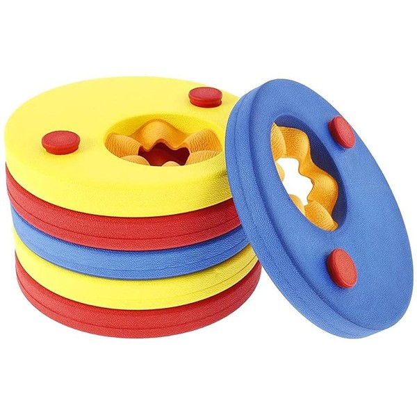 Vbestlife Placa Flotante para Brazo para Niños, 6 uds., Discos