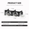 Ship From USA,Bathroom Vanity Light,Modern 3-Light Bathroom Lighting Fixtures Over