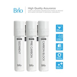Brio 3-Stage Filter Replacement Kit for Brio 3-Stage Water Cooler Dispensers