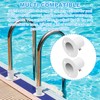 Screw Man 1 1/2" Deck Anchor Flange (2 Pcs) for