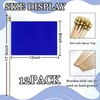WEITBF 12Pcs 8×12 Inch Solid Blue Flags Small Blank Sublimation