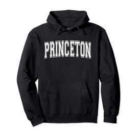 PRINCETON NJ NEW JERSEY USA Vintage Sports Varsity Style Pullover Hoodie