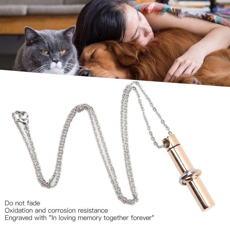 Ashes Necklace 316L Stainless Steel Oxidation Resistant Memorial Cremation Jewelry