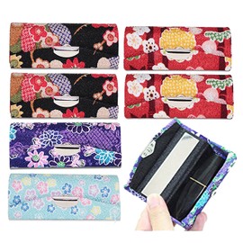 Set of 6~Cute Japanese Flower Style Lipstick Case Holder w Mirror Gift P22635-6 ~ We Pay Your Sales Tax