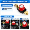 Top Post Battery Disconnect Switch for 12–48V Systems – 250A