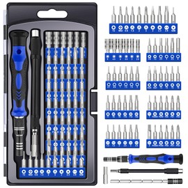 XOOL 62pcs Precision Screwdriver Kit - Repair Tool for Mobile Phones, Smartphones, Game Consoles, PC, Tablets, Magnetic Screwdriver