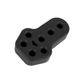 Motoforti 7 Holes 12mm Dia Car Exhaust Hanger Bushing Muffler Rubber Black Long-lasting