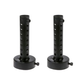 Riloer 2 x 60 mm Universal Motorcycle Exhaust Muffler Short DB Killer Silencer Black